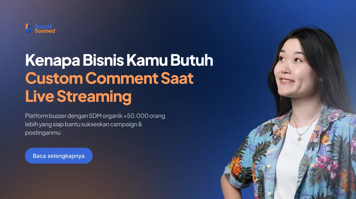 Pentingnya custom comment live streaming untuk meningkatkan penjualan dan interaksi